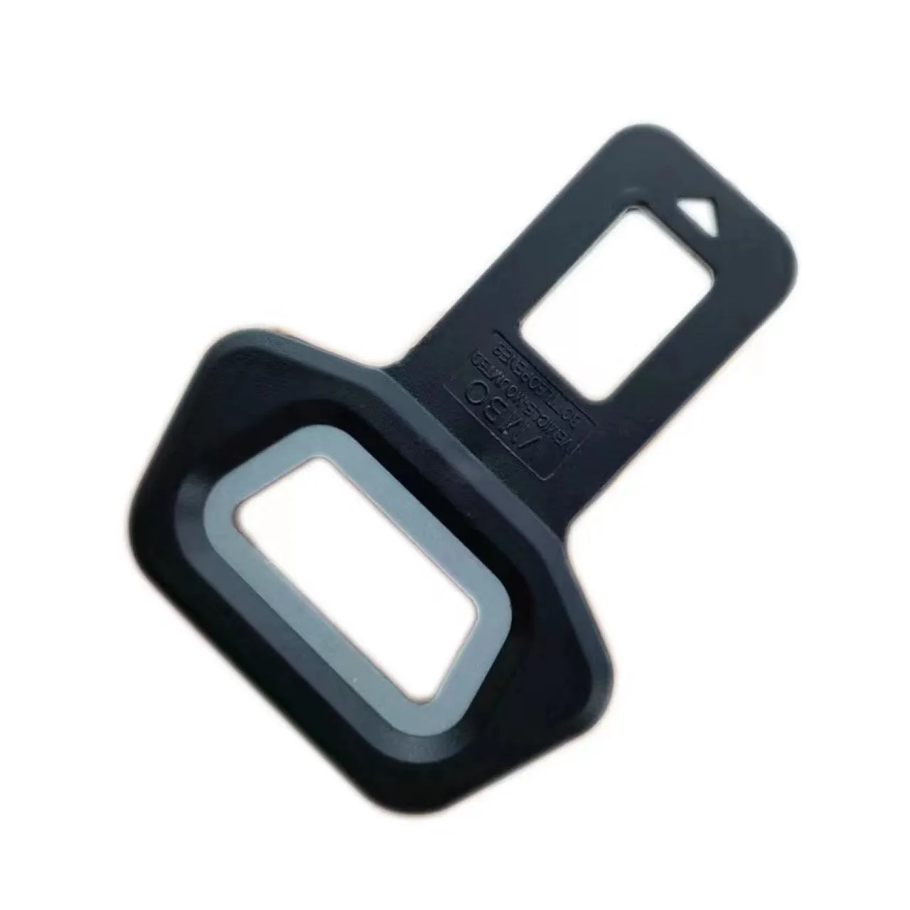 2.1cm aluminium alloy bottle opener keychain with lock tongue buckle and frosted carbon fibre finish
