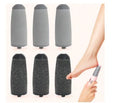 Electric foot grinder pedicure peeling household exfoliating tool with two grinding heads for dry skin removal