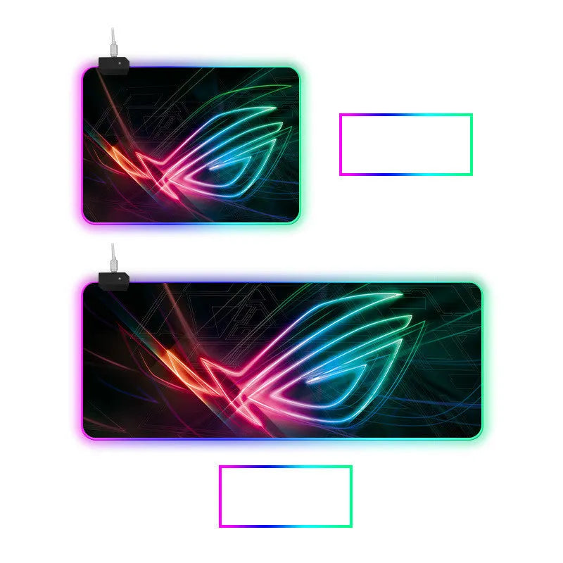 Luminous Prodigal Eye pattern mouse pad with non-slip rubber base and cloth surface, multiple sizes available