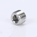 Stainless steel hexagon plug for 3/8 inch pipe bulkhead fitting