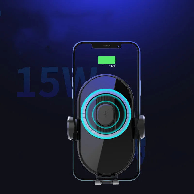 Xiaoqi fourth-generation smart scanning car wireless charger 15W black ABS silicone mounted on car air vent