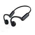 Bone conduction swimming headset IPX8 waterproof in black with neckband design