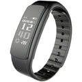 I6 smart sports bracelet with 0.96 inch screen on wrist showing fitness data display
