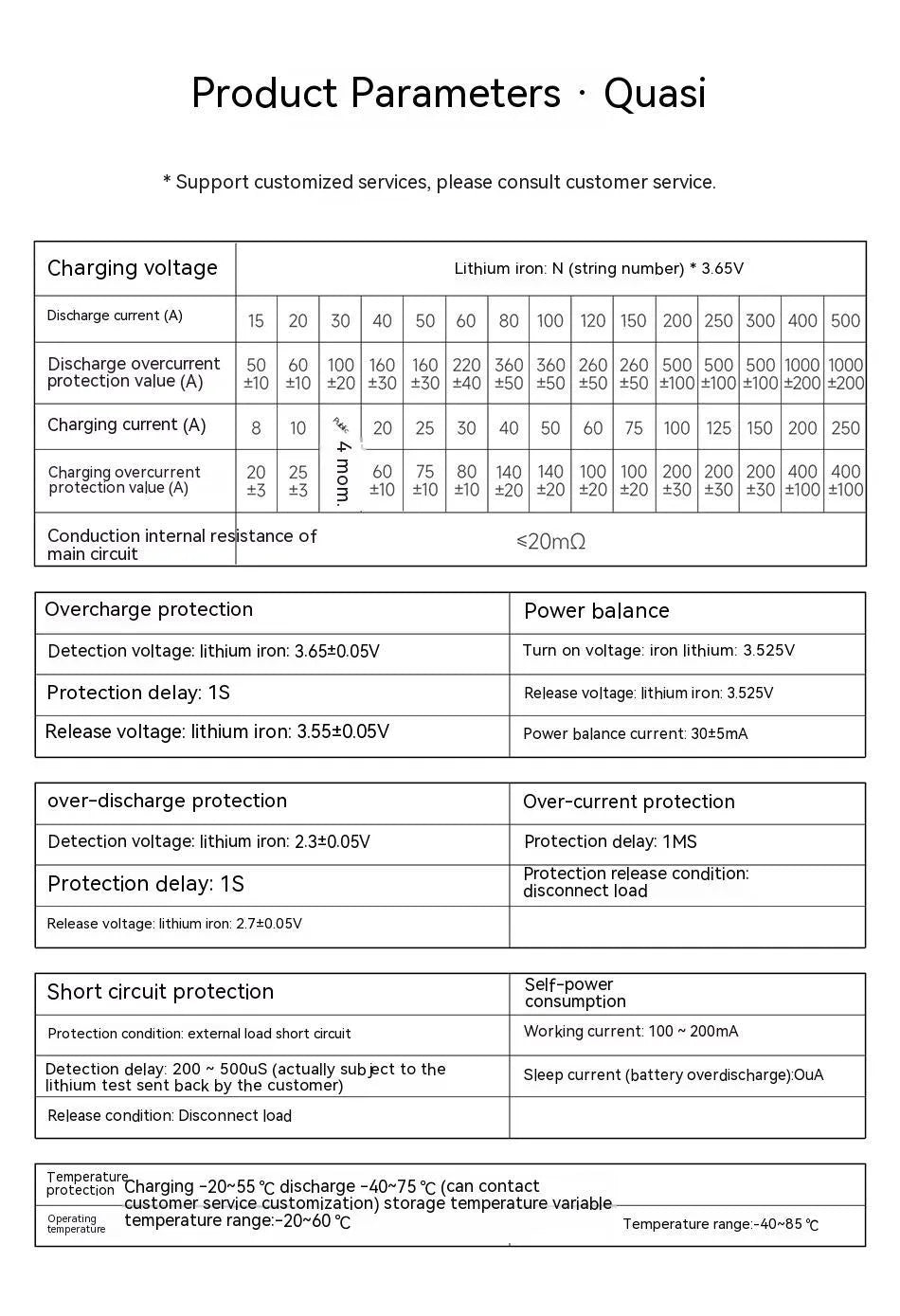 Dali lithium iron phosphate battery protection board for 4S 12V systems on a white background.