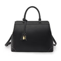 Urban minimalist vertical square PU shoulder bag with stitching detail and internal compartments in black, light beige brown, wine red