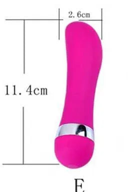 Mini realistic dildo vibrator with six style options including vaginal and anal plug designs