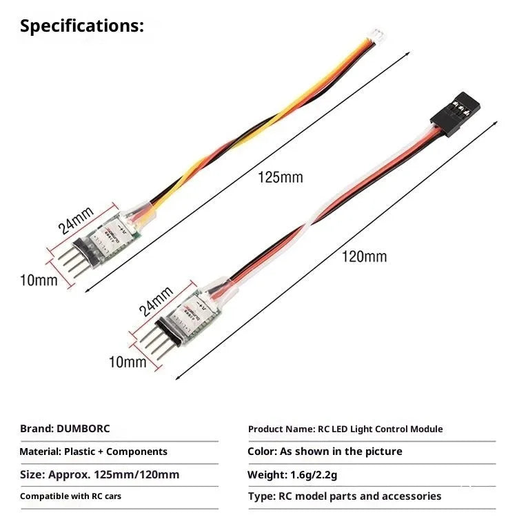 Car lamp model remote control cable with small white head plug connector on white background