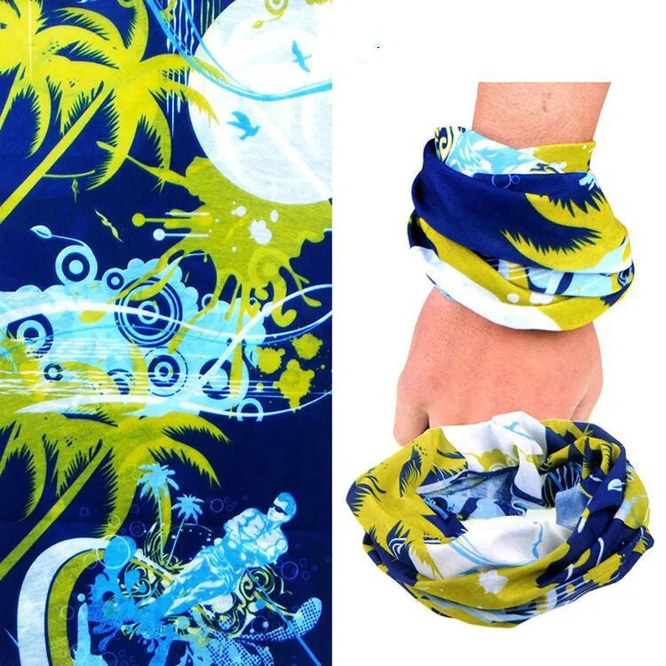 Outdoor Variety Magic Bandana Cycling Mask Neck Cover in polyester, 49x24cm, unisex design