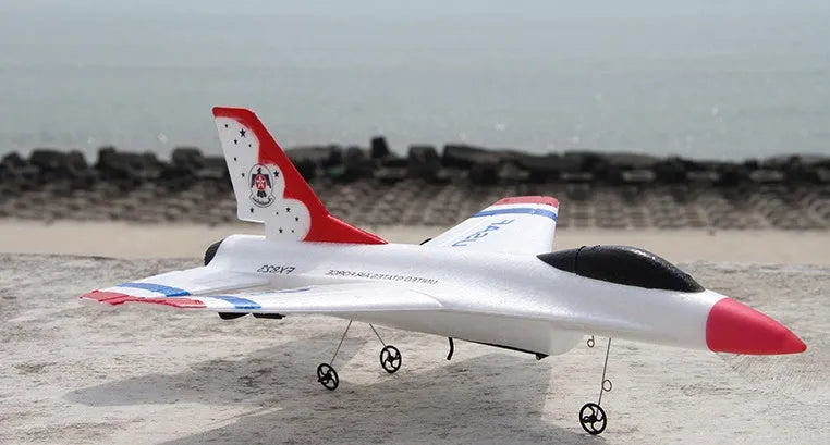 FX-820 remote control glider fighter series in bright yellow EPP foam with 390mm wingspan