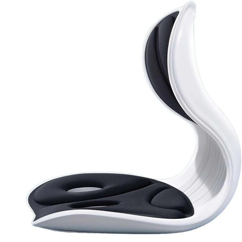 Japanese style lumbar support cushion with sponge filler in grey and black colour options