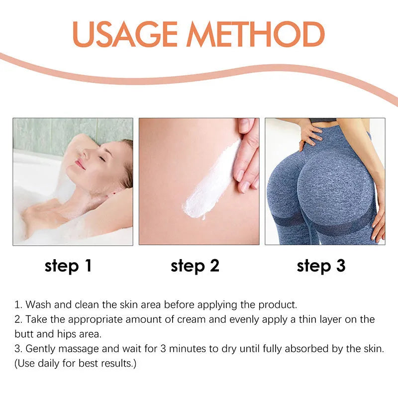NDC Hip Lifting Cream 100g portable buttocks firming gel container