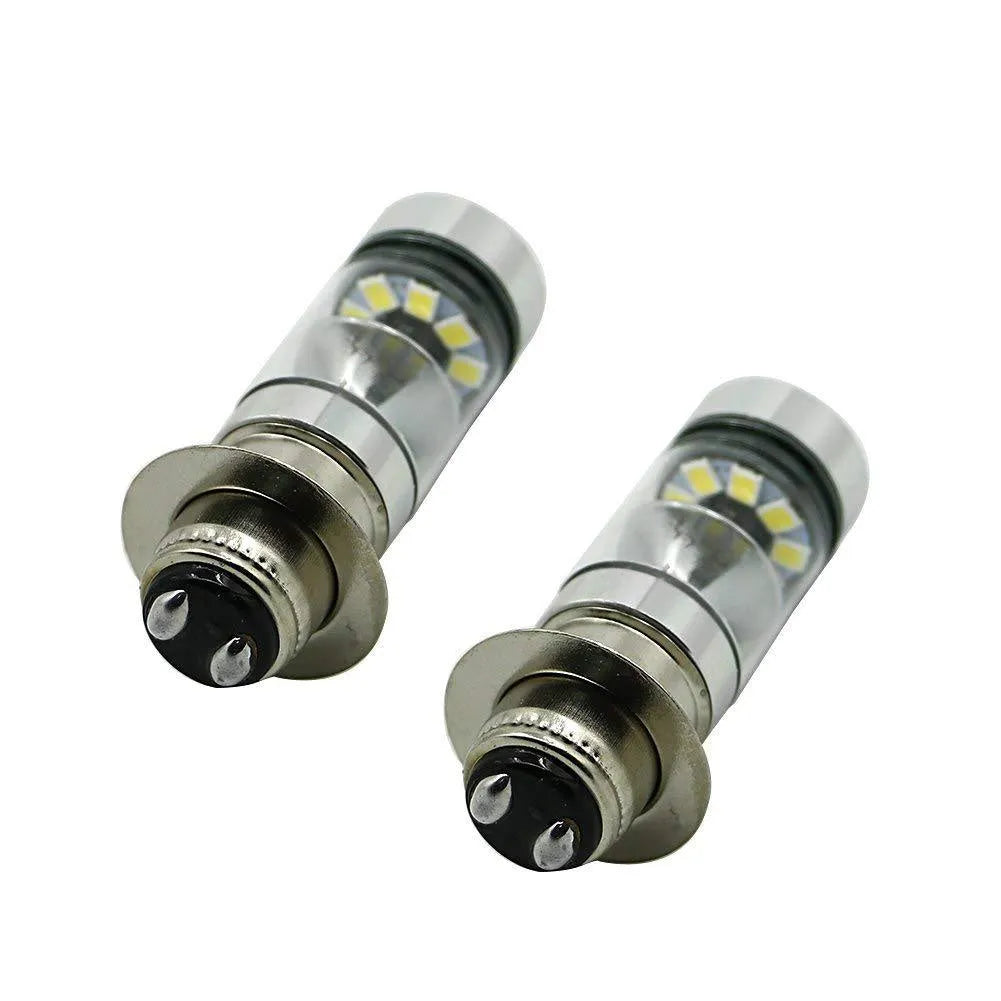 Motorcycle LED headlight BA20W H6 aluminium alloy housing 20SMD white light 1100 lumens