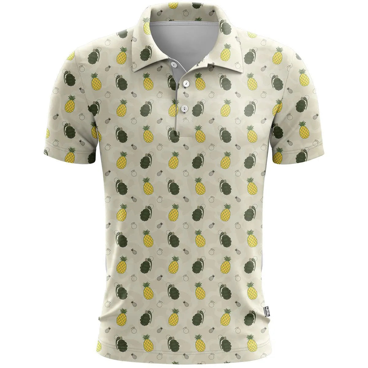 3D printed short sleeve sports top in bird eye cloth polyester, loose fit