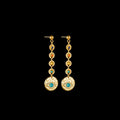 Geometric stainless steel earrings in Eight Awn Star, Eye, and Shell Sun designs