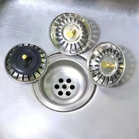 Kitchen sink water accessories turnbuckle in stainless steel iron rubber with alloy filter screen Flower Orchid colour