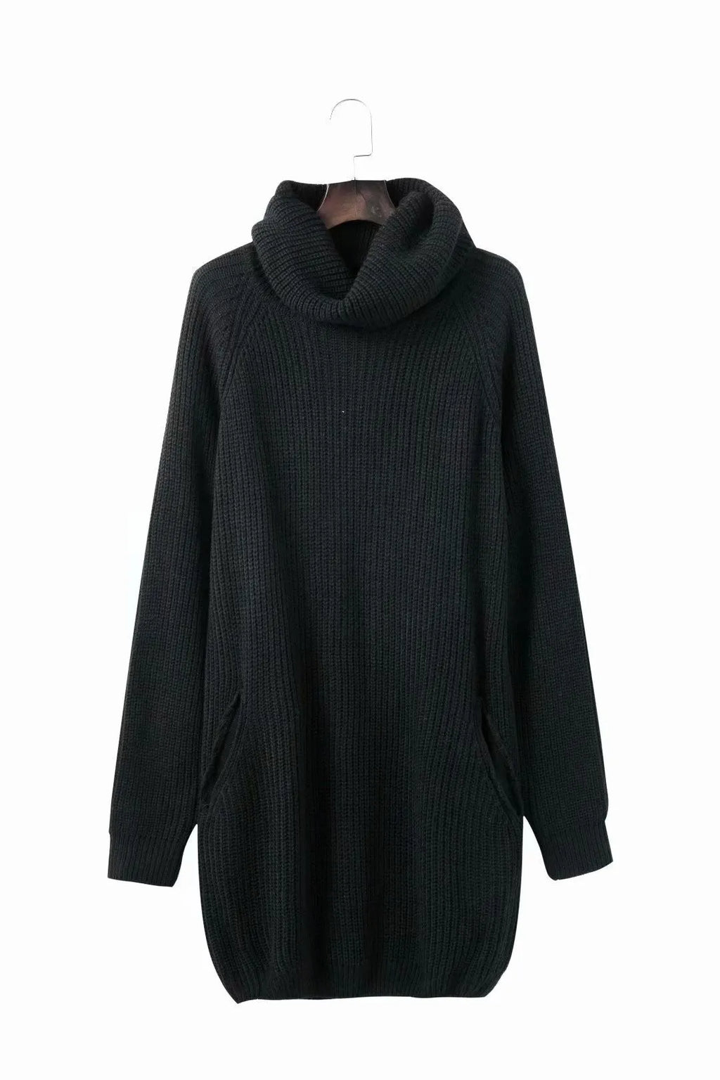 Acrylic imitation cashmere pullover sweater in apricot colour, showing loose slim fit and regular sleeves.