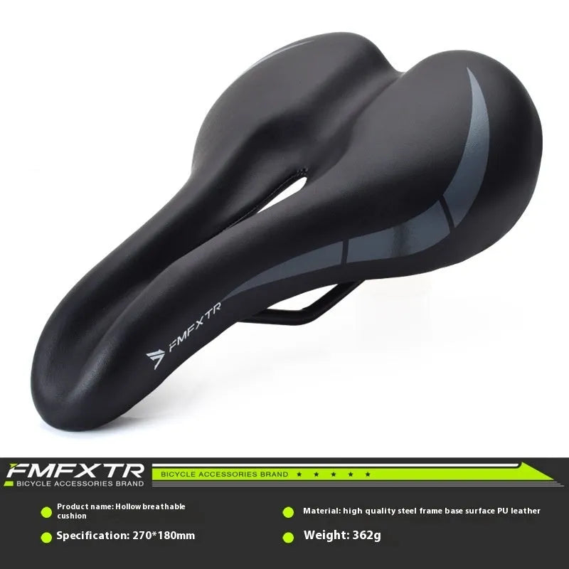 Bicycle saddle cushion with hollow design measuring 270mm by 180mm in 3147 colour