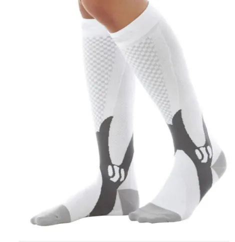 Graduated compression socks for athletic activities and travel in multiple colour options