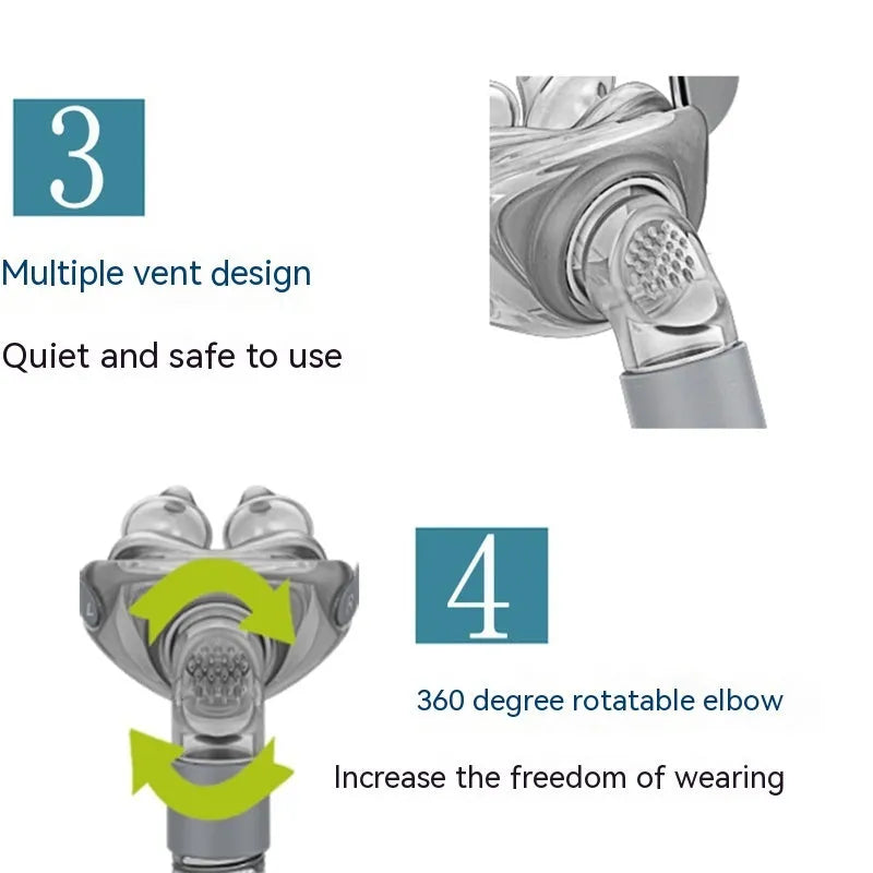 Ventilator nasal pillow and mask replacement accessories with silicone cushion and headband