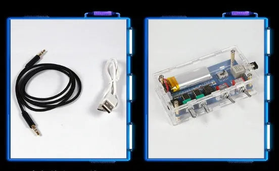 Music Tesla coil driver board unit with ports for 220V power, audio, and controller connections.