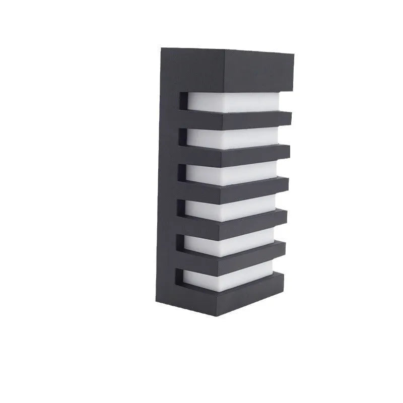 Modern minimalist outdoor wall lamp in aluminium alloy with IP55 rating