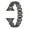 Alloy metal replacement bracelet for Apple Watch in silver colour