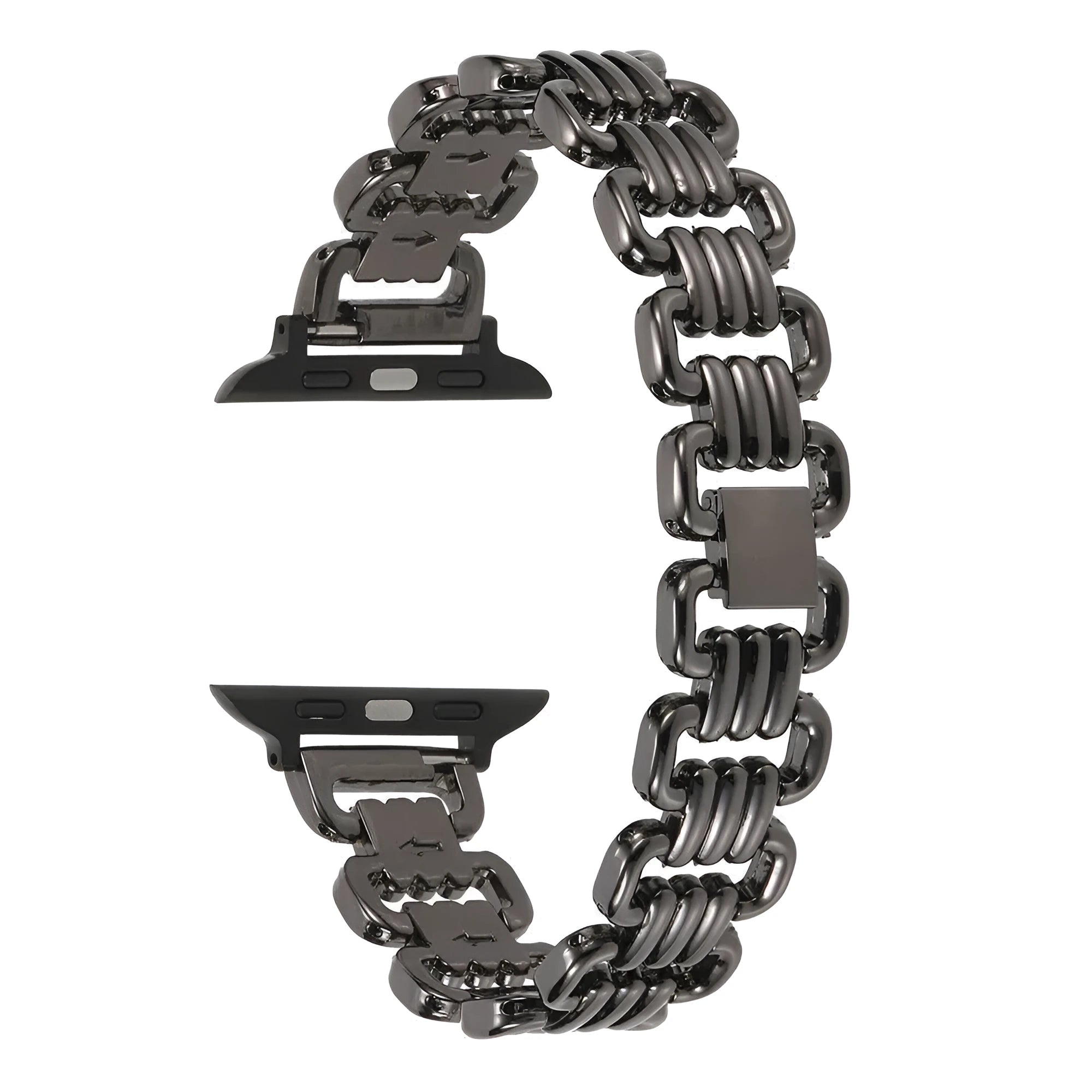 Alloy metal replacement bracelet for Apple Watch in silver colour