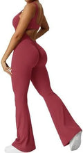 Women's sleeveless polyester yoga jumpsuit in various colours