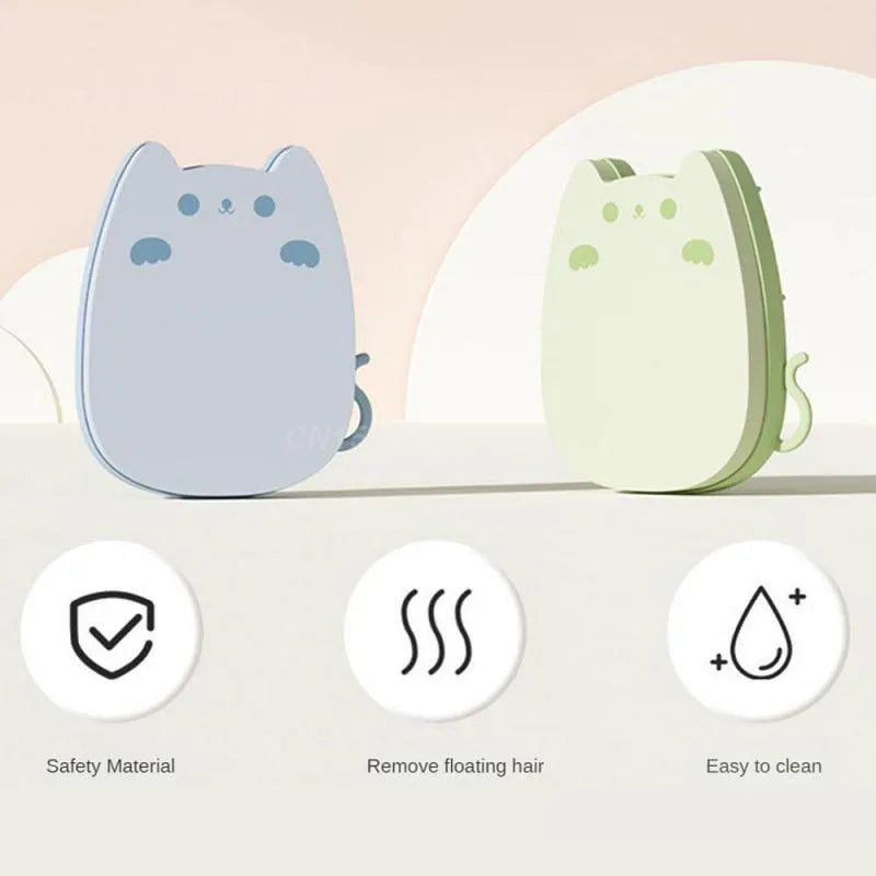 Sponge silicone pet comb brush for cats and dogs with blue, brown or green colour options