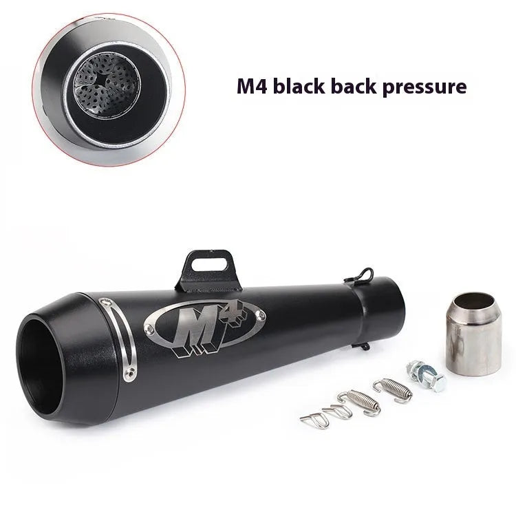 Universal M4 motorcycle exhaust pipe for large displacement bike modification