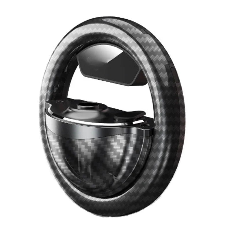 Black aromatherapy pickup lamp rhythm phantom LED machine with USB Type-C charging port and circular perfume seat