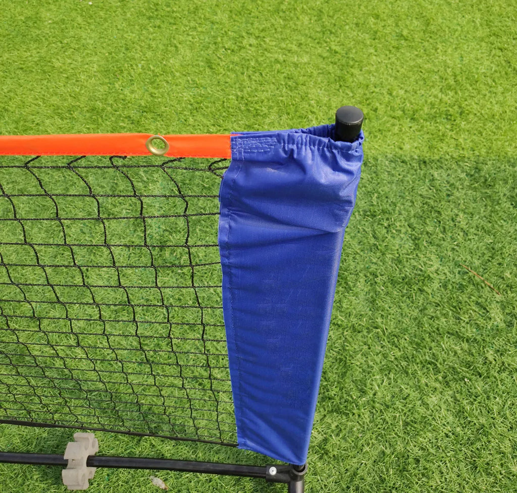 Portable folding badminton bracket with PE net in 3m to 6m size options
