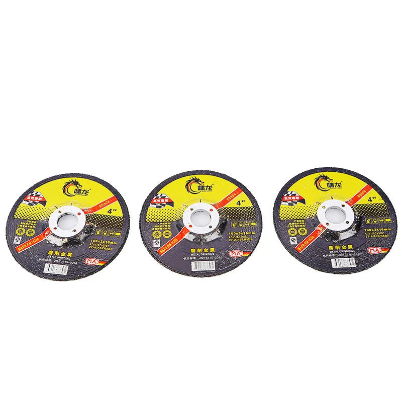 Angle grinder resin grinding disc 100x3x16mm 36 grit brown and white corundum metal grinding