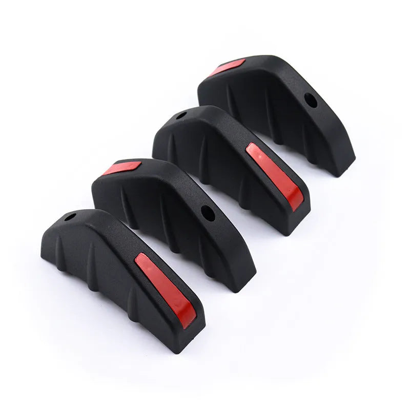 Black ABS triangle rear spoiler with carbon fibre pattern for general motors vehicles