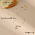 Geometric gold plated jewellery set showing necklace, ring, and earrings with chain design elements