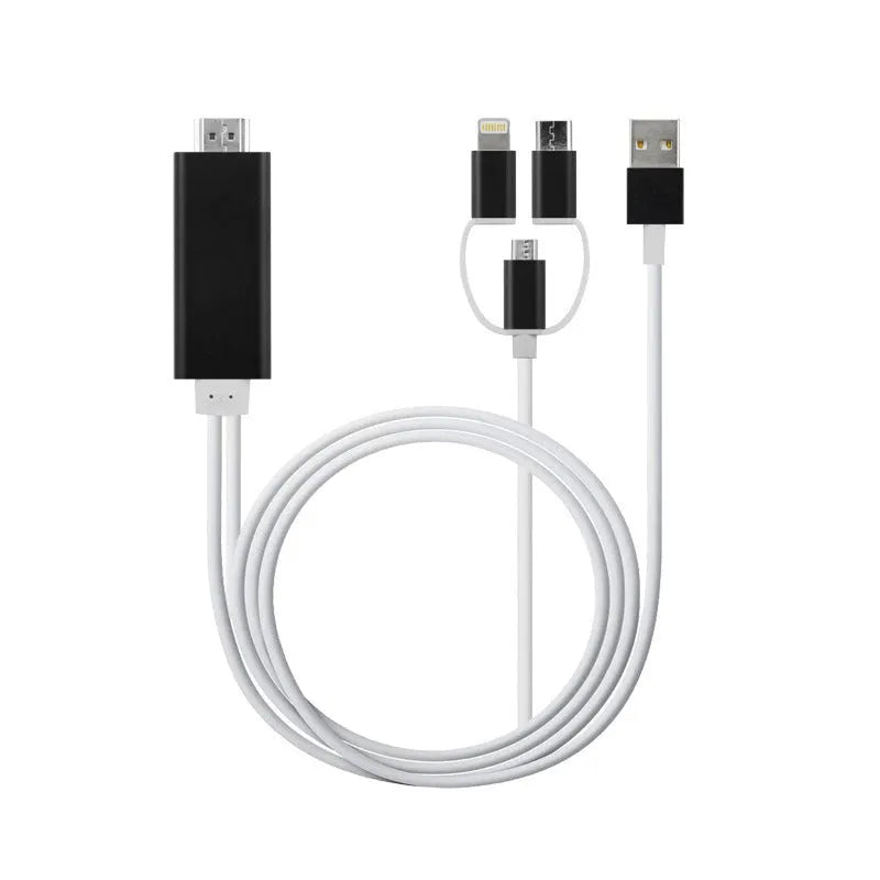 HDMI cable converter adapter model 9519 in black with 2m copper core wire