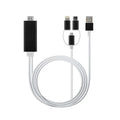 HDMI cable converter adapter model 9519 in black with 2m copper core wire