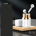 Lipstick design wireless Bluetooth earphones in charging case with colour options