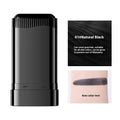 Plastic hairdressing comb for covering gray hair in natural black shade, gentle on scalp