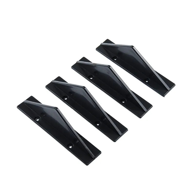 Black ABS triangle rear spoiler with carbon fibre pattern for general motors vehicles