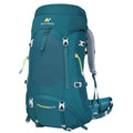 Large-capacity nylon hiking backpack in black for men and women outdoor mountaineering travel