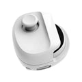 Black and white USB gaming stick with 8.8cm square base dimensions