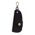 Genuine leather car key case in four colour options: black, brown, coffee and purplish red