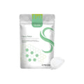 Four micro needle body shaping care patches with botanical ingredients in sealed packaging