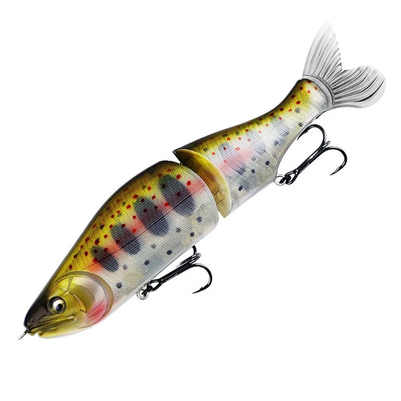 185mm soft plastic bass fishing lure in a selection of colours, designed for tossing and swimming retrieves.