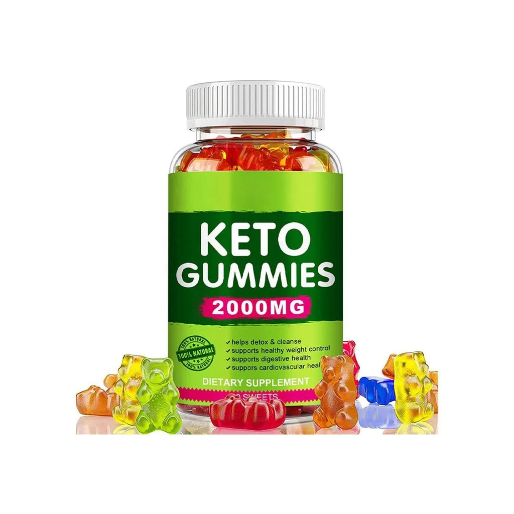 Pure Organic Keto BHB Vinegar Candy Vitamins bottle with 60 soft candy tablets