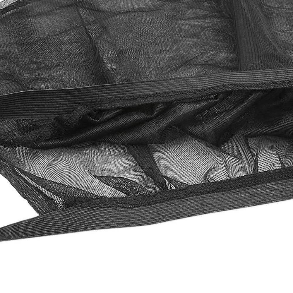 Car side window sunshades with mesh covering for sun and mosquito protection
