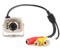 Mini wired analog camera with metal housing and 3.6mm lens for home security