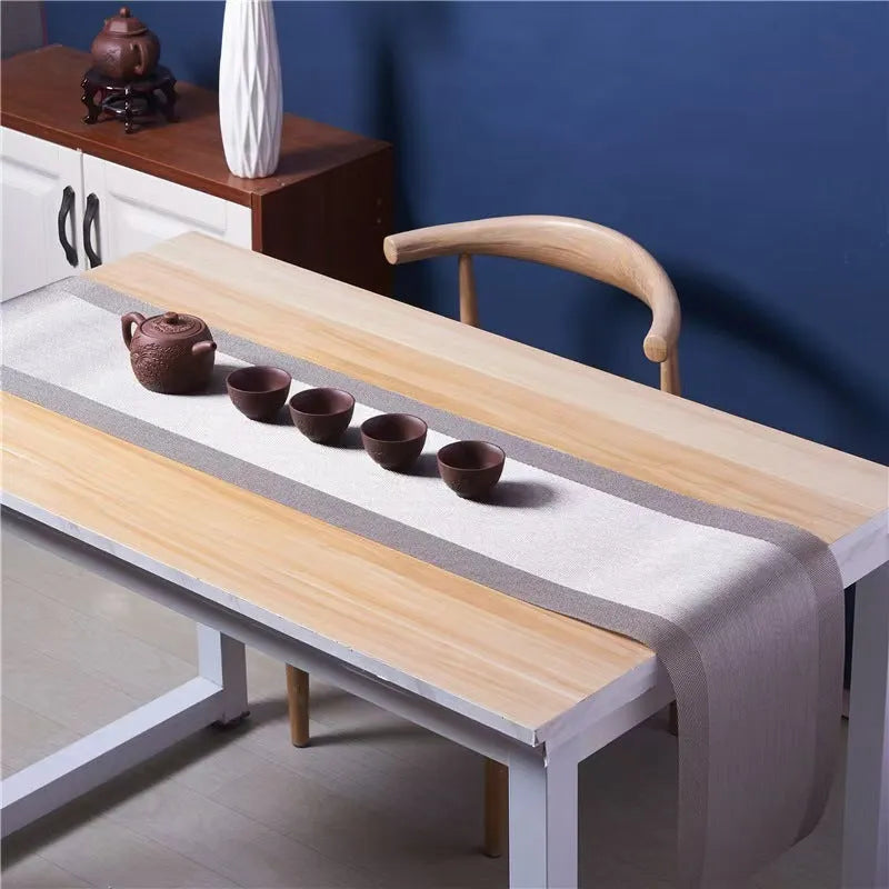 PVC non-slip kitchen sink mat in gradient bamboo colour showing dish drying surface