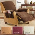 Polyester fibre sofa cushion slipcover shown in a lambswool colour, available in 55cm, 64cm and 71cm seat widths.